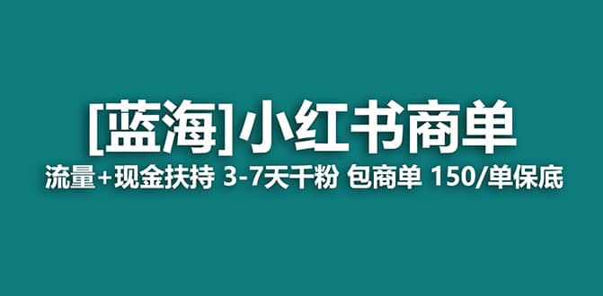 2023蓝海项目【小红书商单】流量 现金扶持，快速千粉，长期稳定，最强蓝海插图