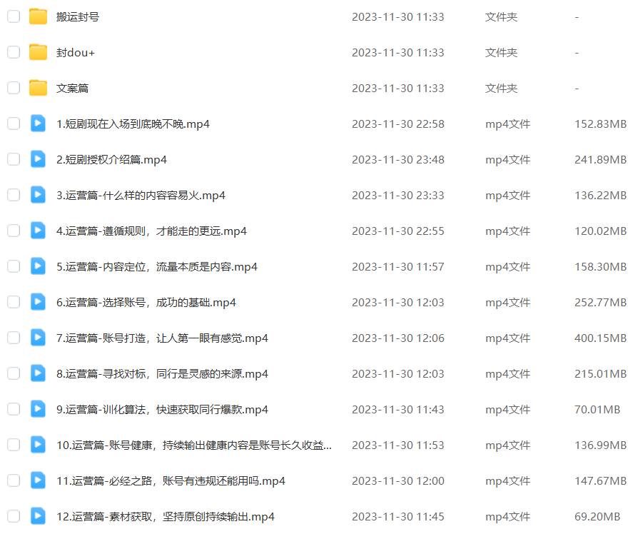 外面收费1980的短剧推广运营，可长期，正规起号，单作品收入5000插图4